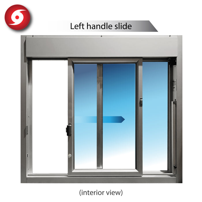 Ready Access 600 Hurricane Impact Resistant Self Closing Drive-Thru Slider Window
