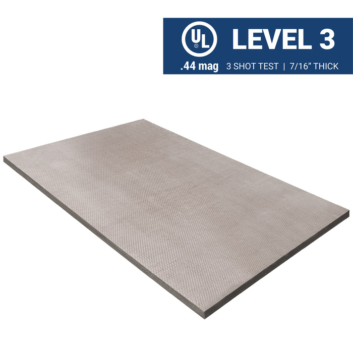 Level 3 Bullet and Fire Resistant Fiberglass Wall Panel UL 752 Rated Panels