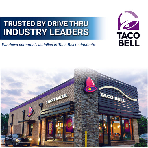 Taco Bell Quikserv Drive Thru window Covenant Security Equipment