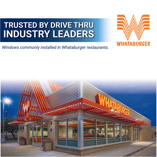 Whataburger drive thru window Quikserv Covenant Security Equipment