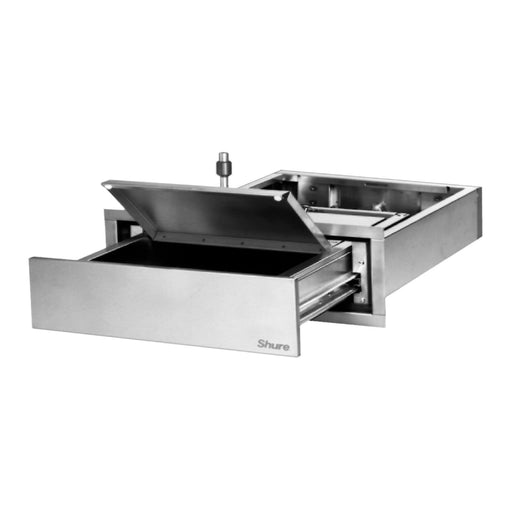 Shure Safe SPT160 Thru Wall Transaction Drawer Thru-Wall Transaction Drawer With Double-Hinged Lid #SPT160