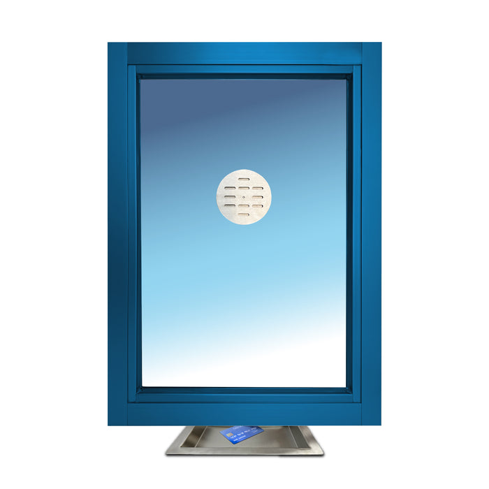 Ready Access 503 Ticket Window blue frame with deal tray