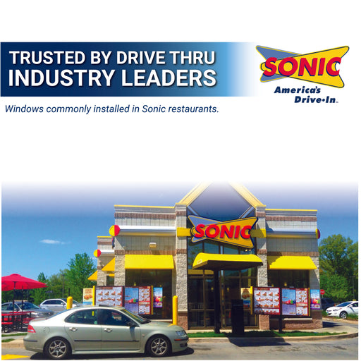 Sonic restaurant drive thru window Covenant Security Equipment