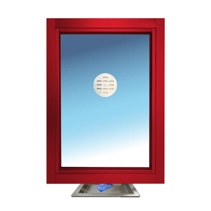 Ready Access 503 Ticket Window Red frame with deal tray