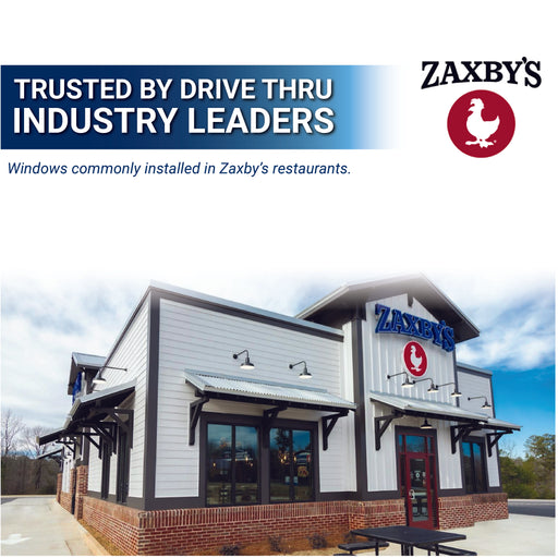 Zaxby's drive thru window Covenant Security Equipment