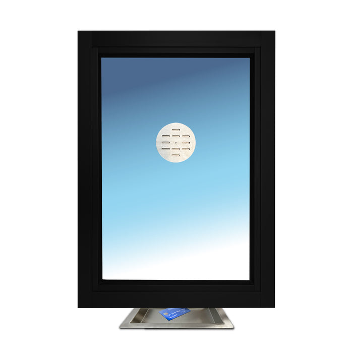 Ready Access 503 Ticket Window bronze frame with shelf