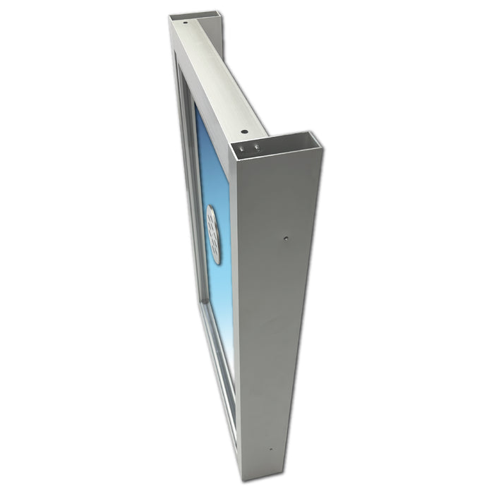 Ready Access 503 Ticket Window Clear Frame side view