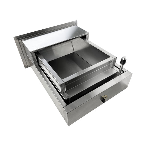 Shure Safe Fire-Rated Transaction Drawer SPT-FR101 Thru-Wall 1/4 Rear