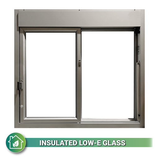 Ready Access 600 Single Panel Sliding Transaction Drive Thru Window 3/4" Insulated Glass Covenant Security Equipment