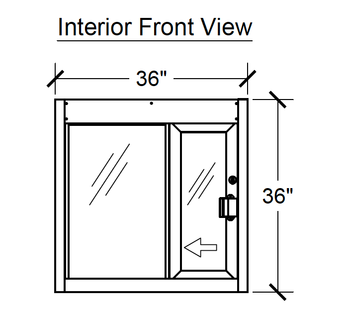 Quikserv QS-FAH-123572 | 9048-CR - SC-3030-C R - 10" OPENING