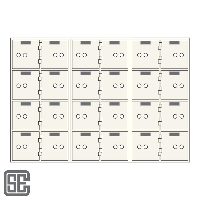 CSE-SCS-AX-24 Safe Deposit Box