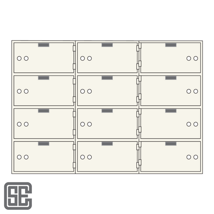CSE-SCS-AX-12 Safe Deposit Box