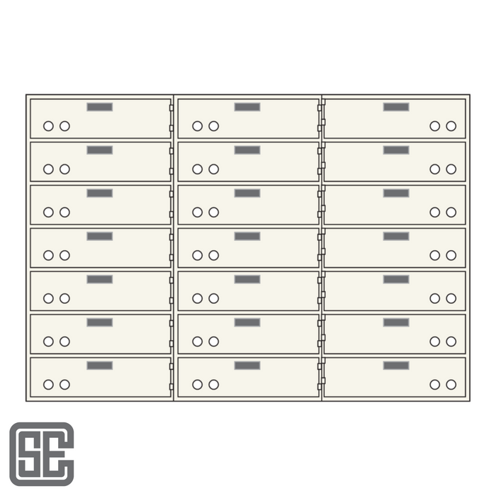 CSE-SCS-AX-21 Safe Deposit Box
