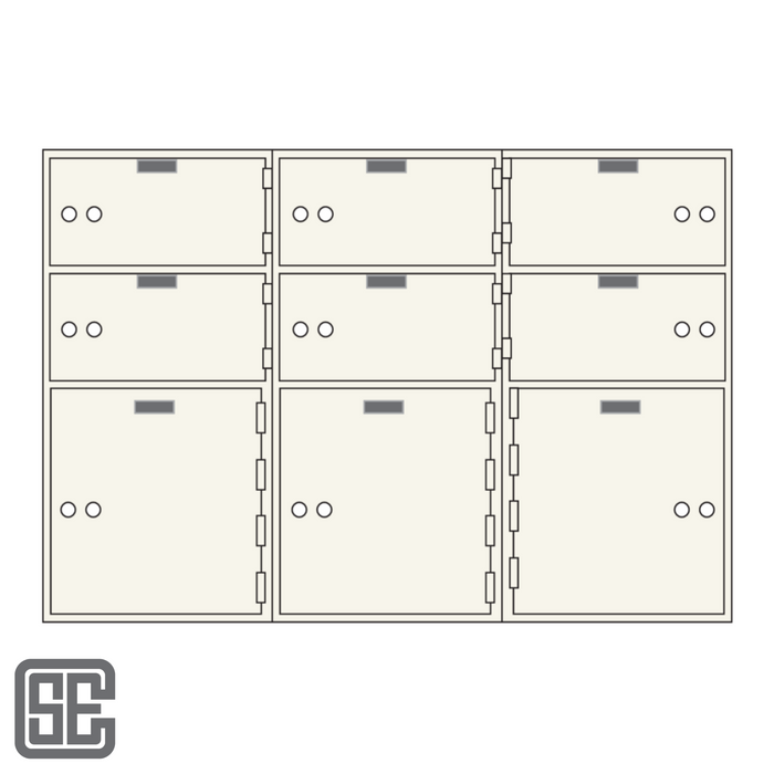 CSE-SCS-AX-9 Safe Deposit Box