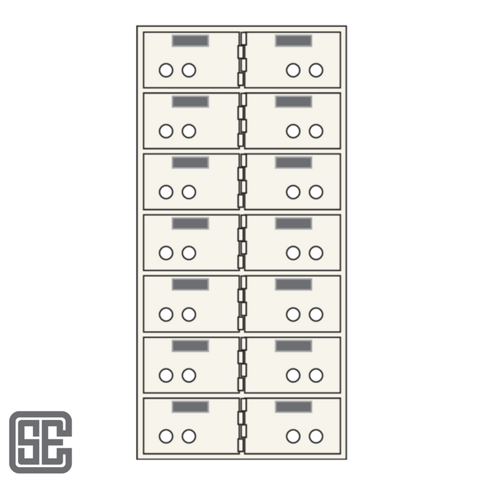 CSE-SCS-AXN-14 Safe Deposit Box