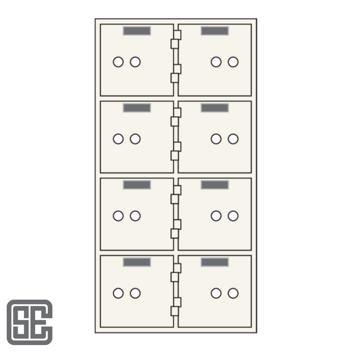 CSE-SCS-AXN-8 Safe Deposit Box