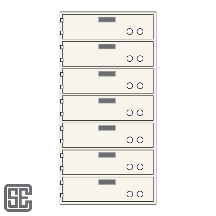 CSE-SCS-AXN-7 Safe Deposit Box
