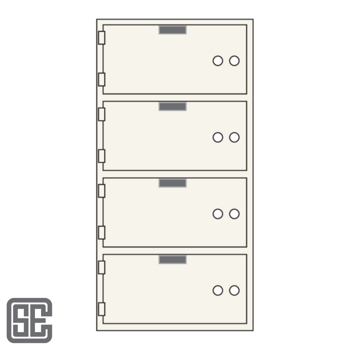 CSE-SCS-AXN-4 Safe Deposit Box