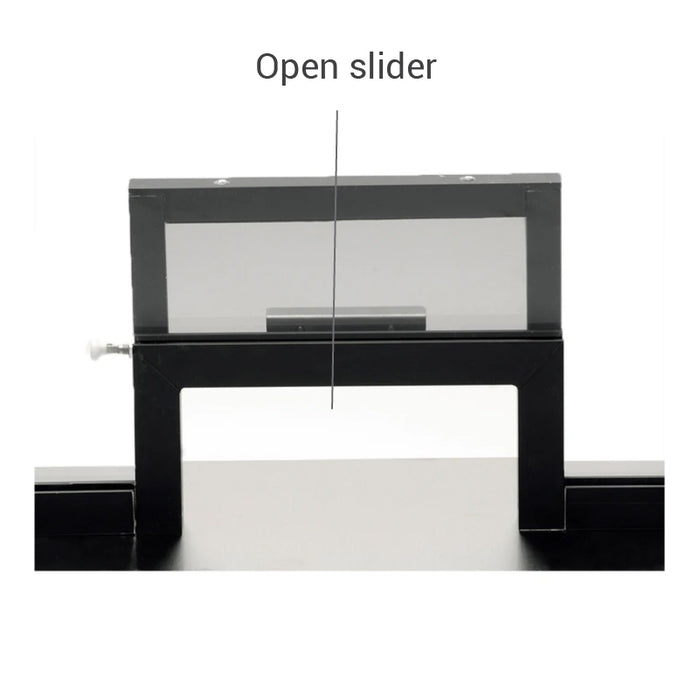 Quikserv Ticket window with slide up Covenant Security