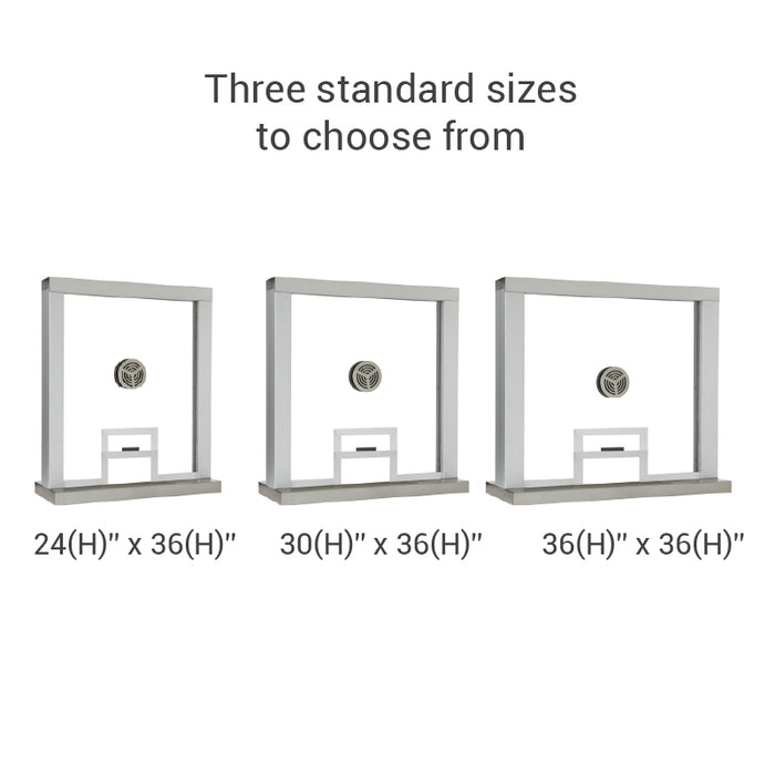 Quikserv Ticket window with slide up Covenant Security