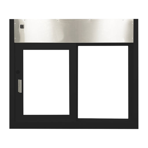 Quikserv 9613-BL, 9614-BR, 9615-CL, 9616-CR automatic electric drive thru slider window Covenant Security Equipment