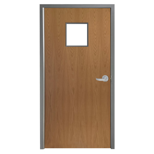 Bullet Resistant Wood Door with Multiple Window Options