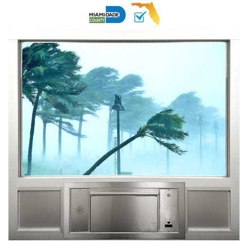 Quikserv PCJ-130-IP & QSP-713S-MAX-IP | Pharmacy Drive-thru Package | Hurricane Impact Rated | 23318.1