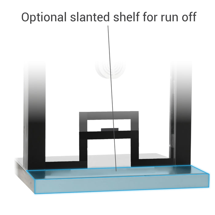 Ticket window slide up slanted shelf optionQuikserv Ticket window with slide up Covenant Security