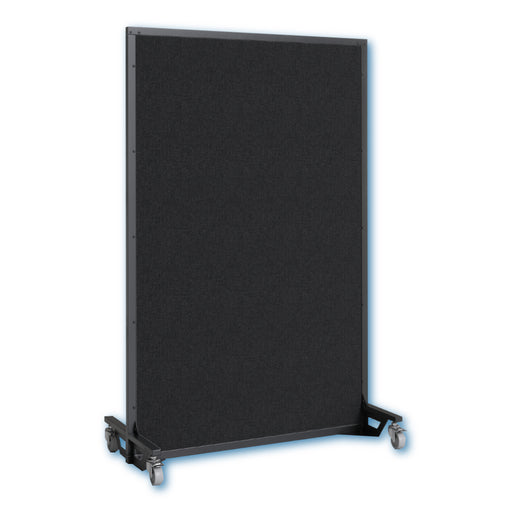 Screenflex bullet resistant partition black