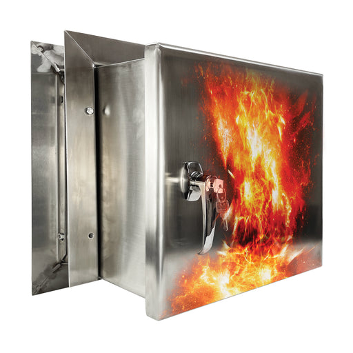 Fire Rated Bullet Resistant Pass Thru Package Receiver