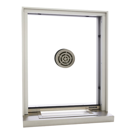 Armortex bullet resistant security transaction ticket pass thru window Covenant Security