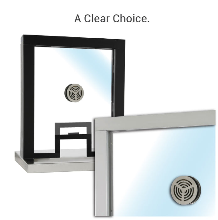 Quikserv Ticket window with slide up Covenant Security