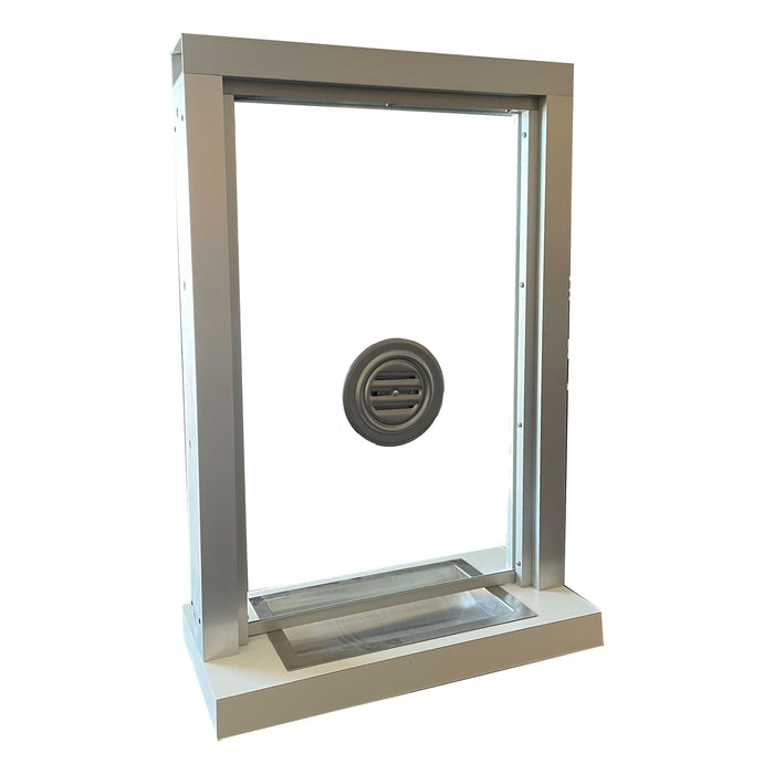 SafeWood T1 Style Ticket/Transaction Window with Deal Tray