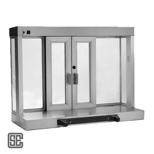 Bullet Resistant Drive-Thru Window With Handsfree Sensor