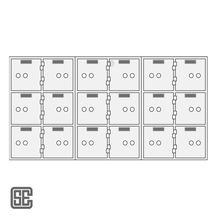 CSE-SCS-SDX-18 Safe Deposit Boxes