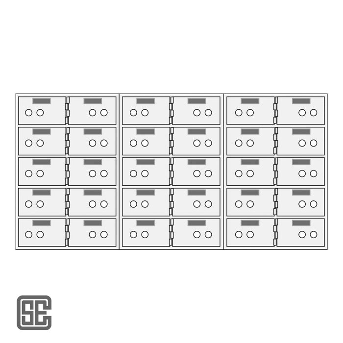 CSE-SCS-SDX-30 Safe Deposit Boxes