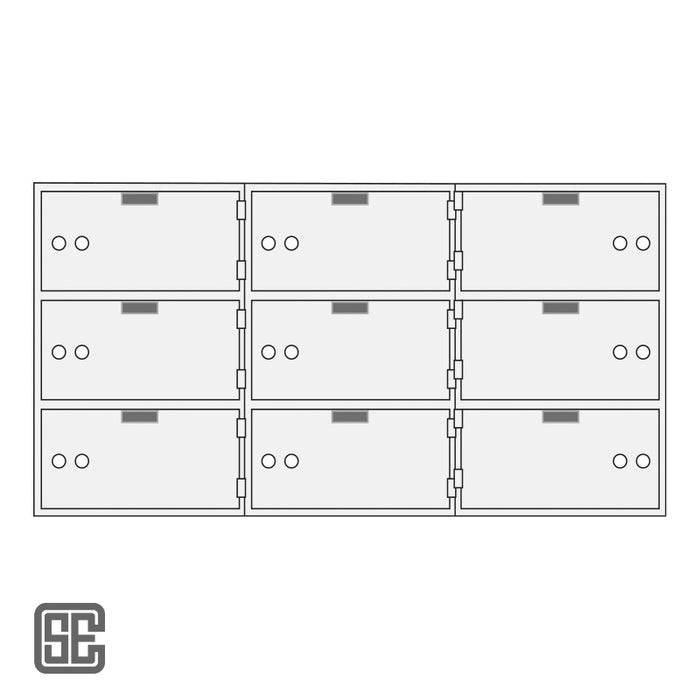 CSE-SCS-SDX-9 Safe Deposit Boxes