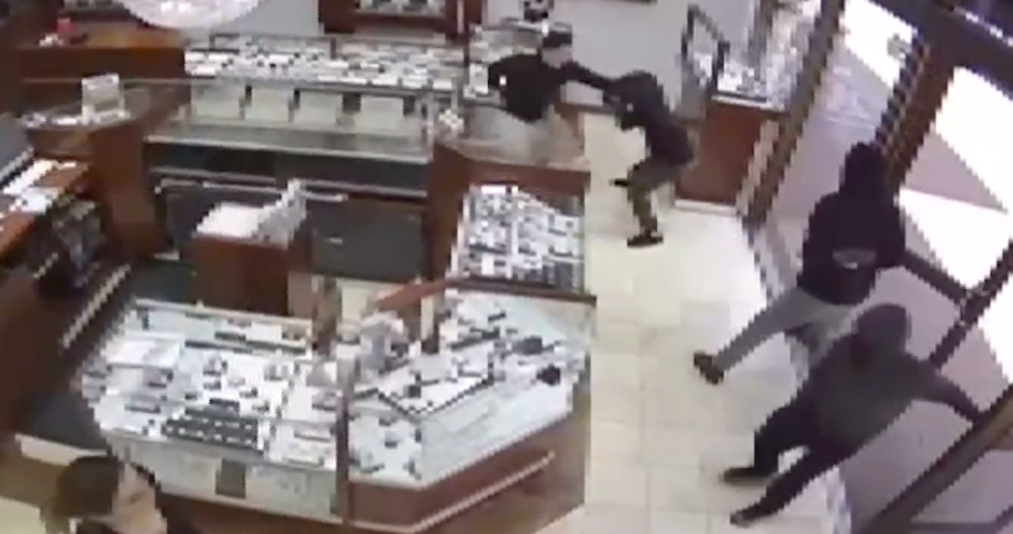 Brash Employees Thwart Jewelry Store Smash-and-Grab Robberies at Great Risk
