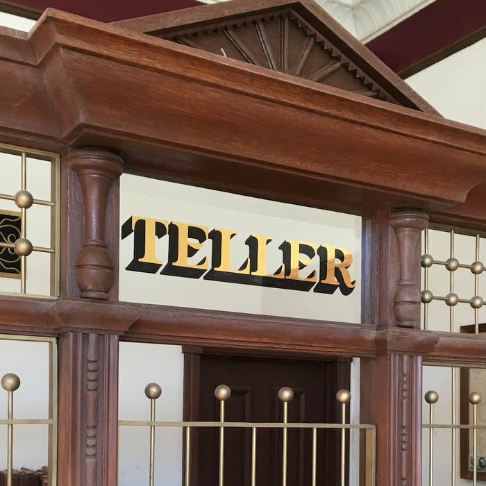 History of the Bank Teller Window