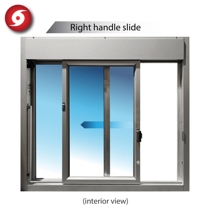 Ready Access 600 Hurricane Impact Resistant Self Closing Drive-Thru Slider Window | Multiple Color Options