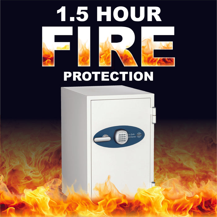 Phoenix 504, 1.5 Hour Fireproof Safe with Digital Lock, Protection from Fire, Impact, and Water | 2.88 cubic feet