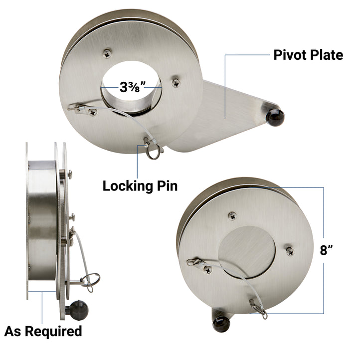 Bullet Resistant Gun Port – SSGP Pivoting Open