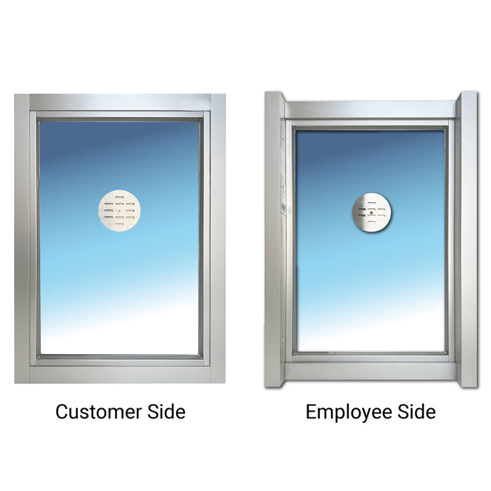 Ready Access 503/603 TICKET WINDOW, TELLER WINDOW, CASHIER WINDOW Customer Employee Side Views