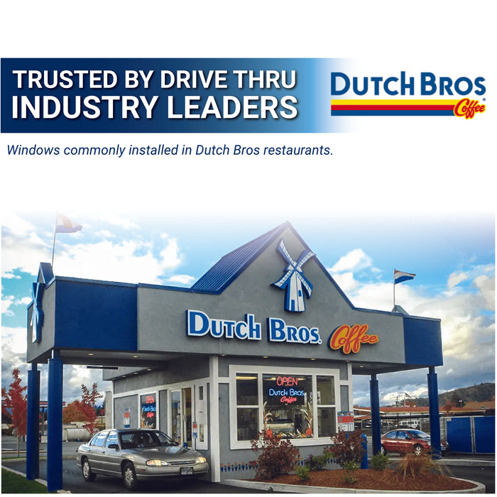 Dutch Bros | Drive Thru Slider Windows