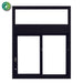 Ready Access 600 Low-e Drive Thru Slider Window Black