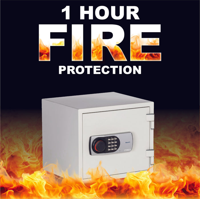 Phoenix 1231 Olympian 1-Hour Digital Fireproof Safe for Home or Office 0.66 cu ft Covenant Security Equipment