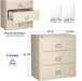 LAT3W38 Phoenix Fire Rated File Putty 3 drawer putty dimensions Covenant Security Equipment