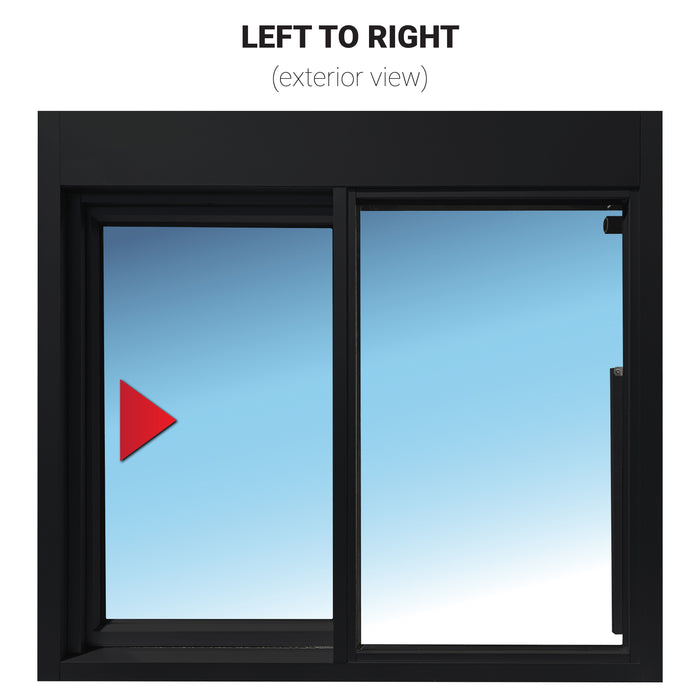 275 Single Panel Sliding Transaction Window