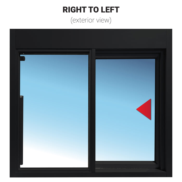 275 Single Panel Sliding Transaction Window