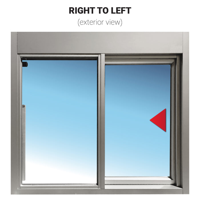 275 Single Panel Sliding Transaction Window